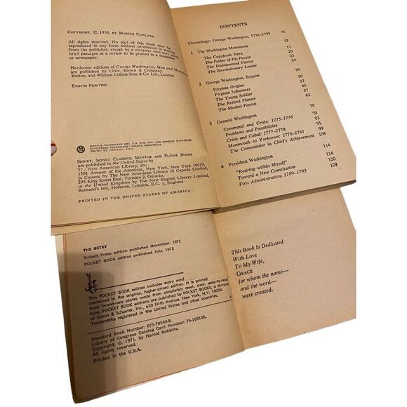 Lot Of 3 Presidential Paperback Books George Washington Eleanor And Franklin - Picture 7 of 15